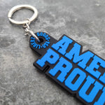 AMERICAN PROUD Double Sided Keychain