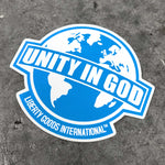 LIBERTY GOODS INT.™ UNITY IN GOD Sticker